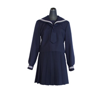 セーラー（白3本）＋スカートセット